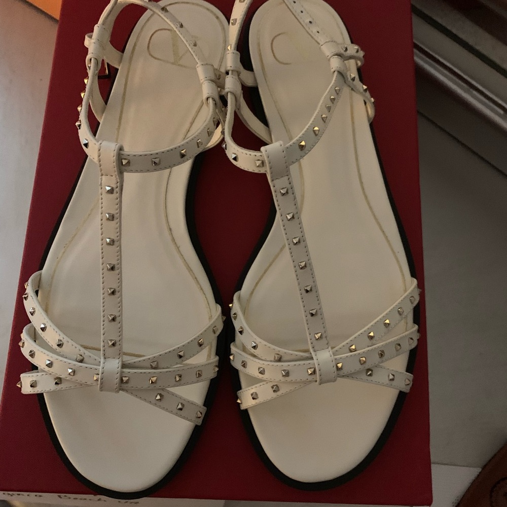 Valentino sandals 38 ivory